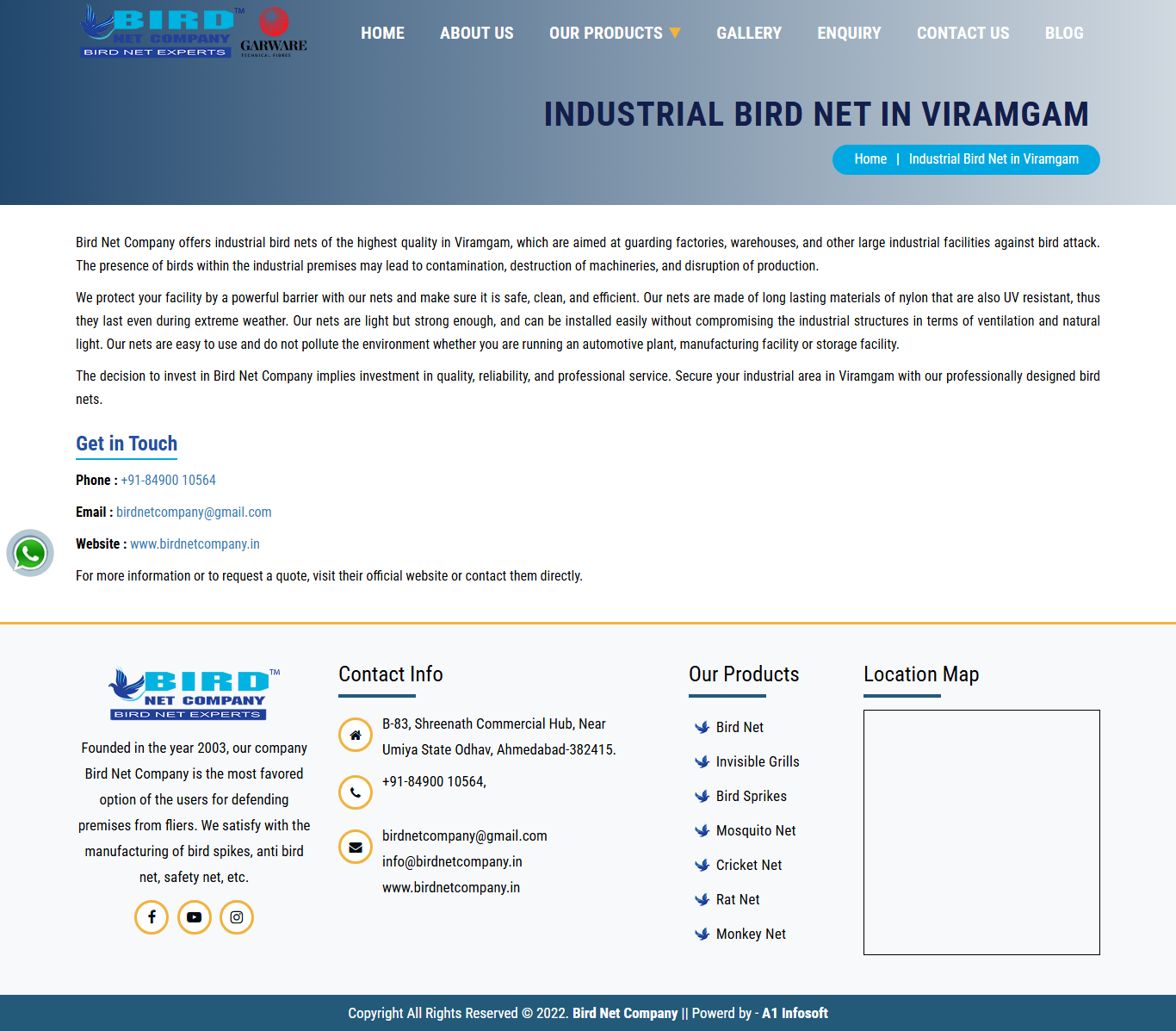 Industrial Bird Netting in Viramgam Industrial Estate