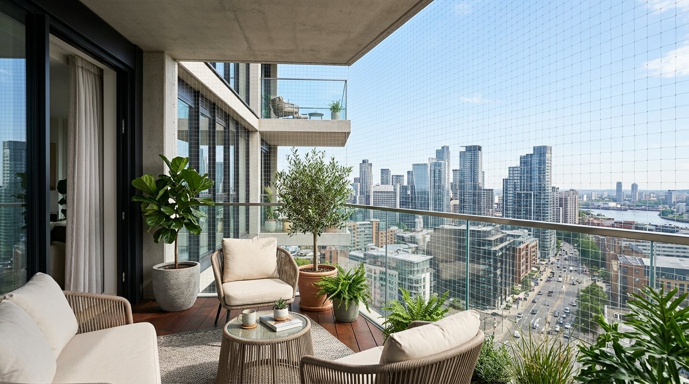 Cover Your Balcony With Net